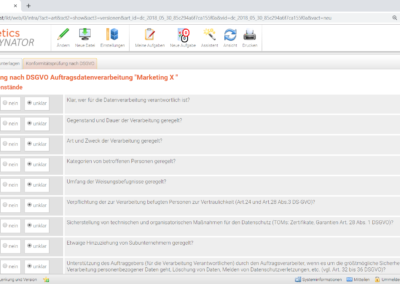 DSGVO-Checklisten